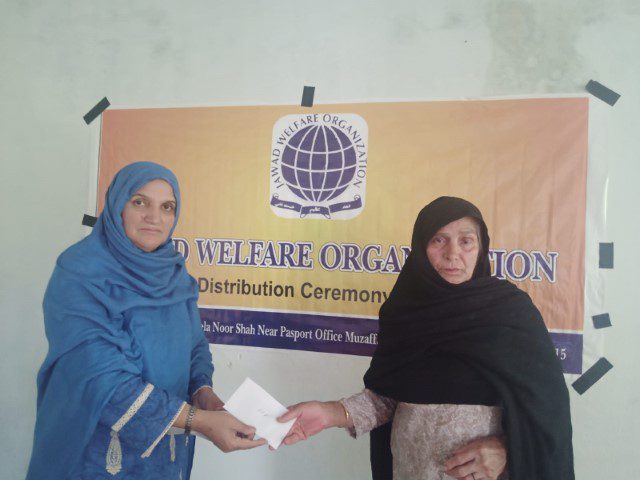 Financial Help for Deserving Families in jawad welfare organization